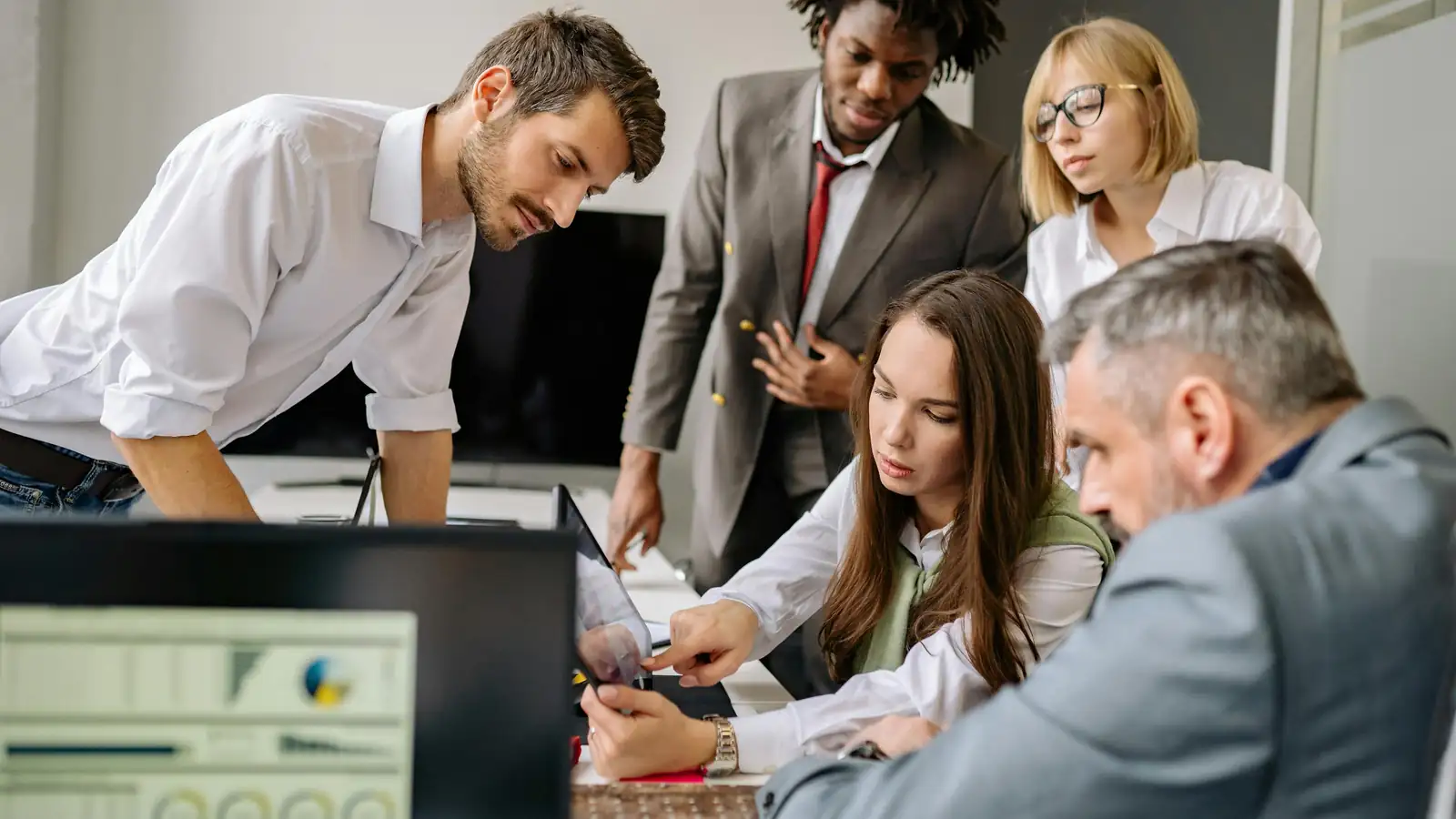 IT consultants reviewing a digital infrastructure roadmap